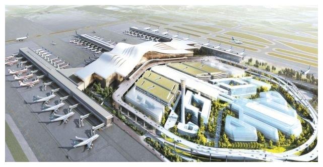 乌鲁木齐地窝堡机场改扩建效果图造型很科幻像变形金刚