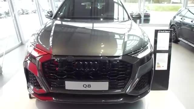 2020款奥迪Q8到店实拍，这颜值和内饰，简直不要太心动