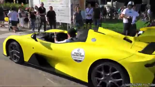 实拍斯特拉代尔超级跑车在意大利街头咆哮