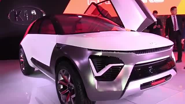 起亚HabaNiro概念车-外部内部步行-首次亮相2019年纽约车展