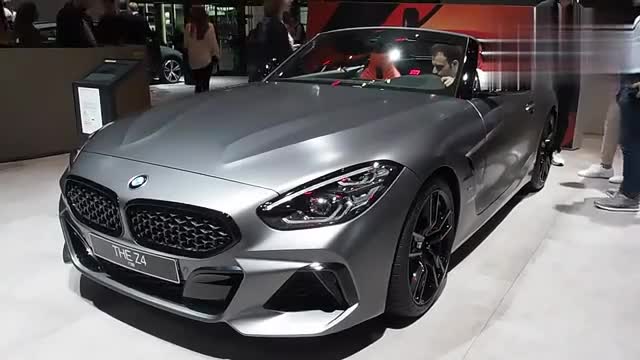 车展现场,实拍宝马全新Z4,敞篷车