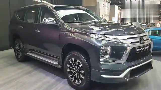 车展实拍三菱大型SUV,颜值颇高。