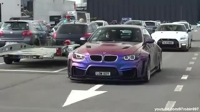 国外实拍改装车游街展示，加速给