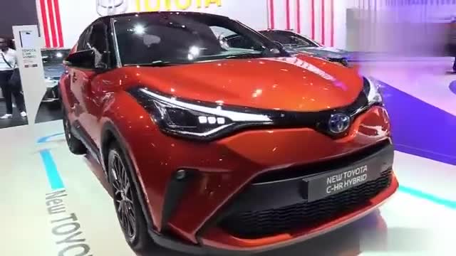 车展现场，实拍2020款丰田C-HRHybrid版