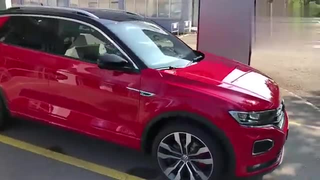 大众探歌运动版，实拍大众T-ROCR-Line