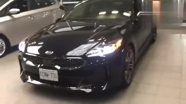 激进运动有魅力，实拍黑色起亚Sting