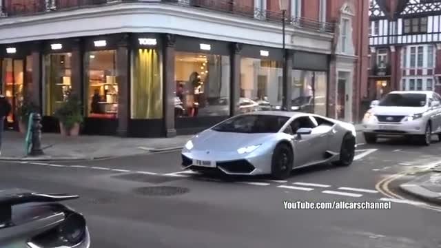 伦敦街头实拍跑车欣赏尾灯设计