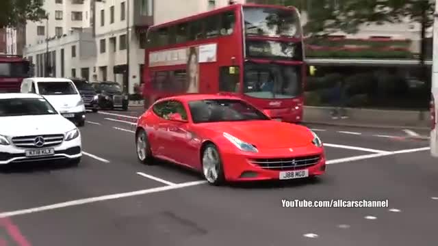 伦敦街头实拍超跑展示性能感不