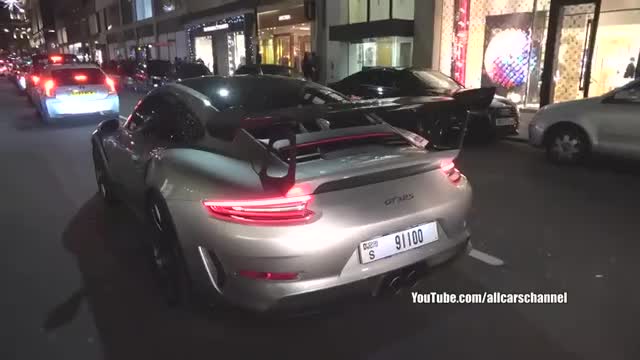 伦敦街道实拍精美跑车曲线感十