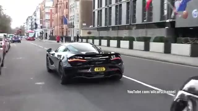 伦敦街头超跑实拍，每一款都很有