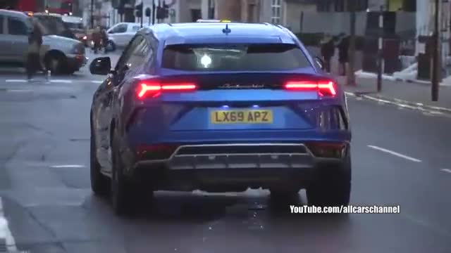 伦敦街道实拍超跑展示有趣的体