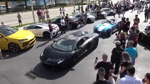 精美跑车海外实拍展览魅力的车