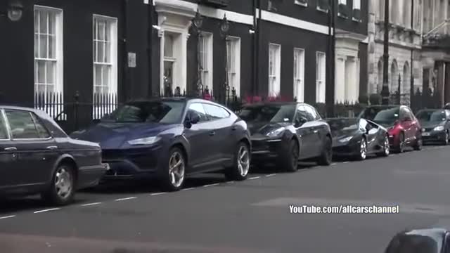 伦敦实拍超级跑车外观设计时尚