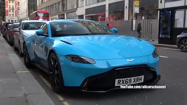 伦敦道路实拍性能跑车外观设计