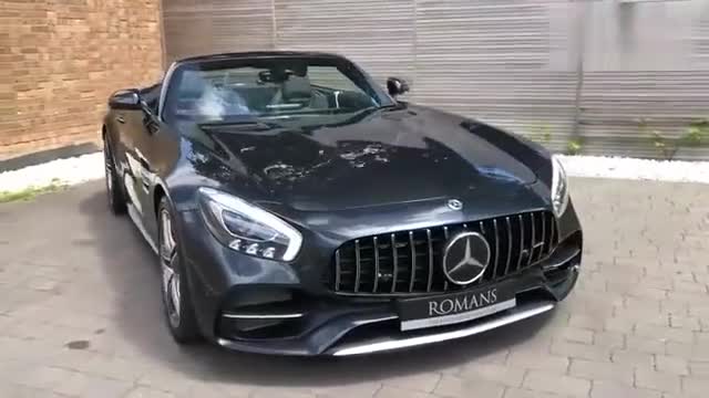 实拍奔驰四门跑车AMGGT，帅得掉渣