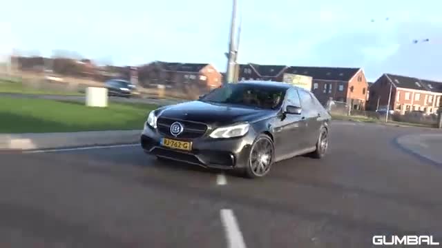外国跑车精彩实拍，BRABUS650奔驰