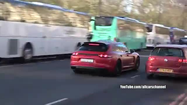 实拍超跑国外道路马力全开性能