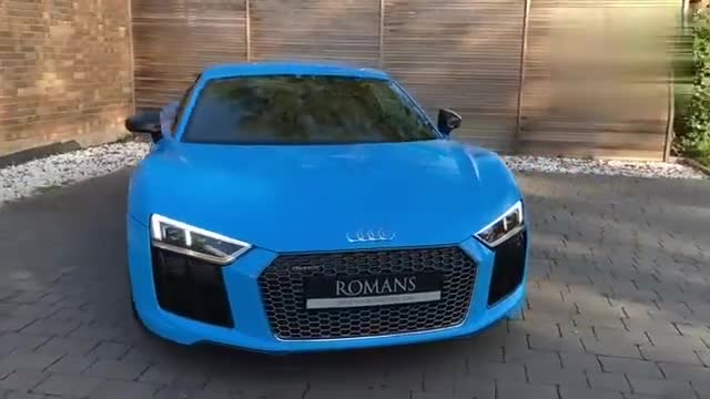实拍奥迪R8V10Plus，外观内饰声浪展