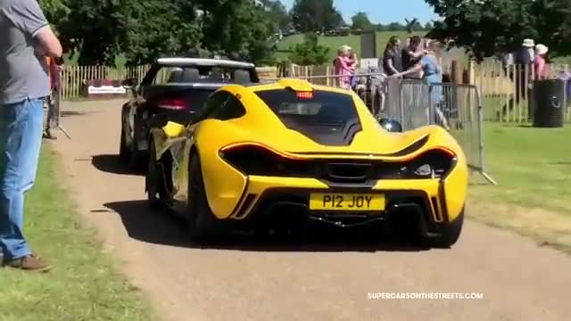 实拍超级跑车疯狂加速马力全开