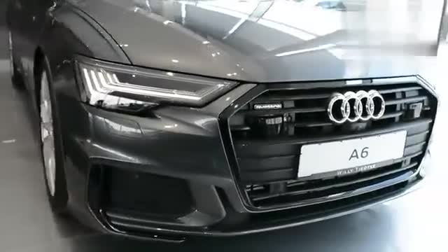 实拍新款奥迪A6，更帅气更显科技感