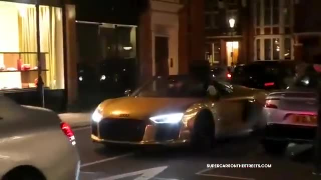 设计很精致，伦敦街头豪华车展示