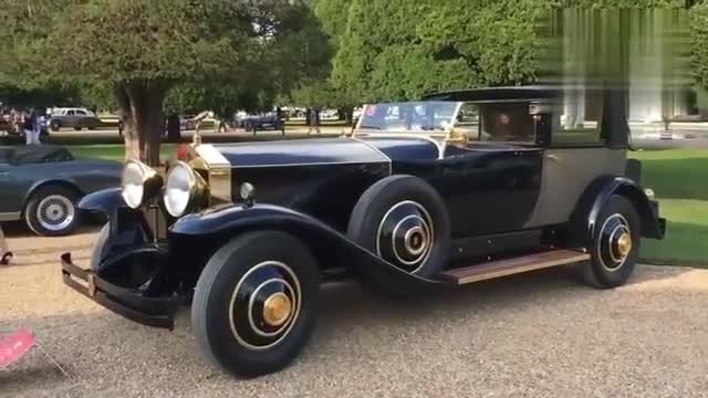 实拍1929第一代劳斯莱斯幻影，当年