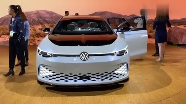 颜值高科技感十足的电动旅行车，内外实拍大众IDSpaceVizzion
