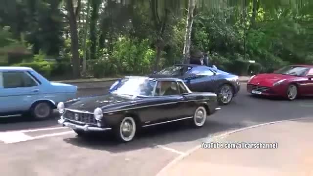 国外实拍豪华跑车展示，性能感不