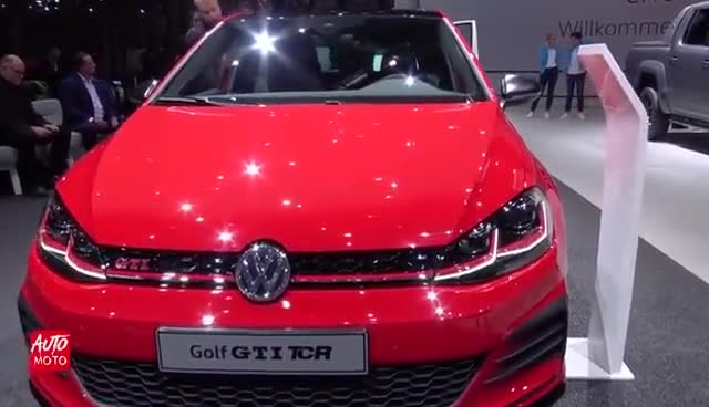 拥有全新的前包围造型，全新高尔夫GTITRC展示