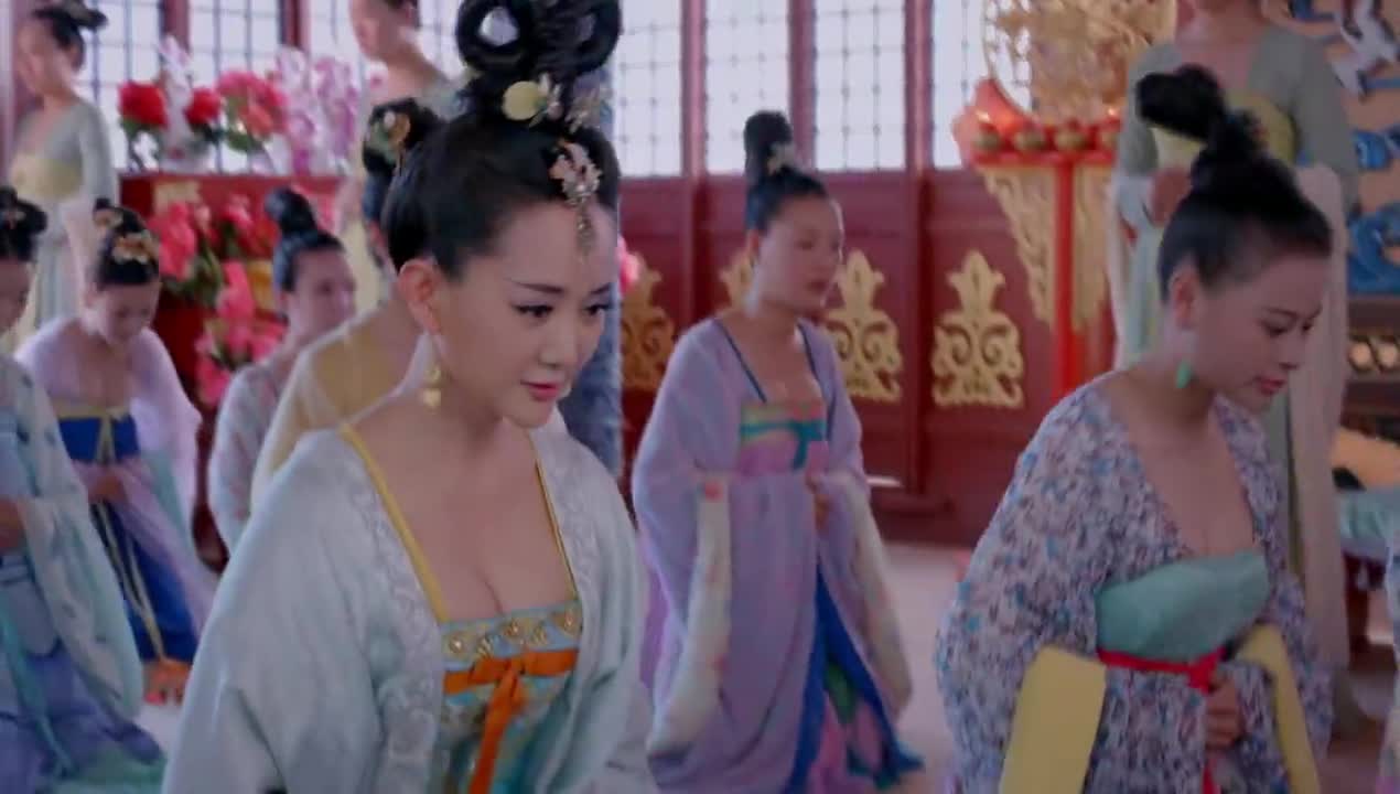 武媚娘传奇妃子们惊叹新才人特别像文德皇后而德妃感觉到杀机
