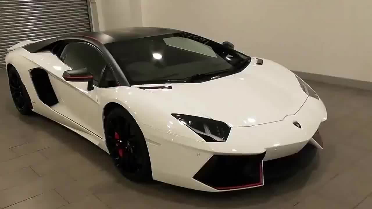 大牛的气场无与伦比，实拍兰博基尼AventadorLP7004