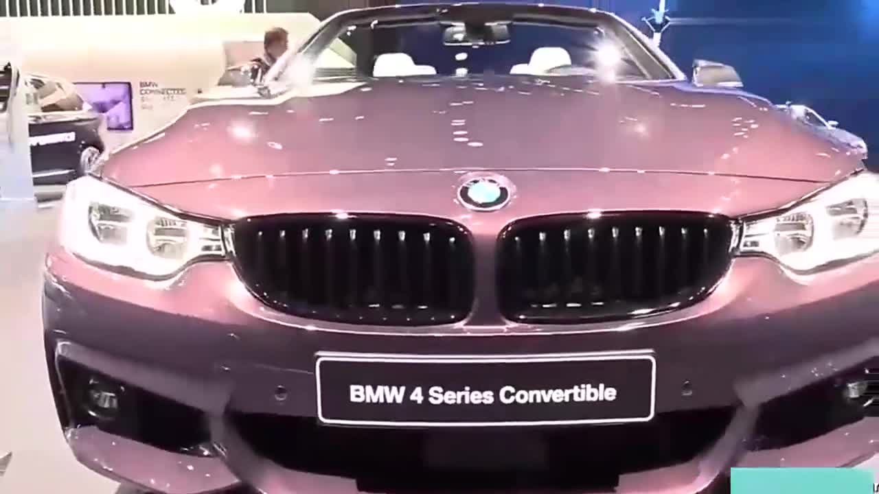 一七年款宝马四系敞篷车展示，颜值真是帅爆了，我喜欢