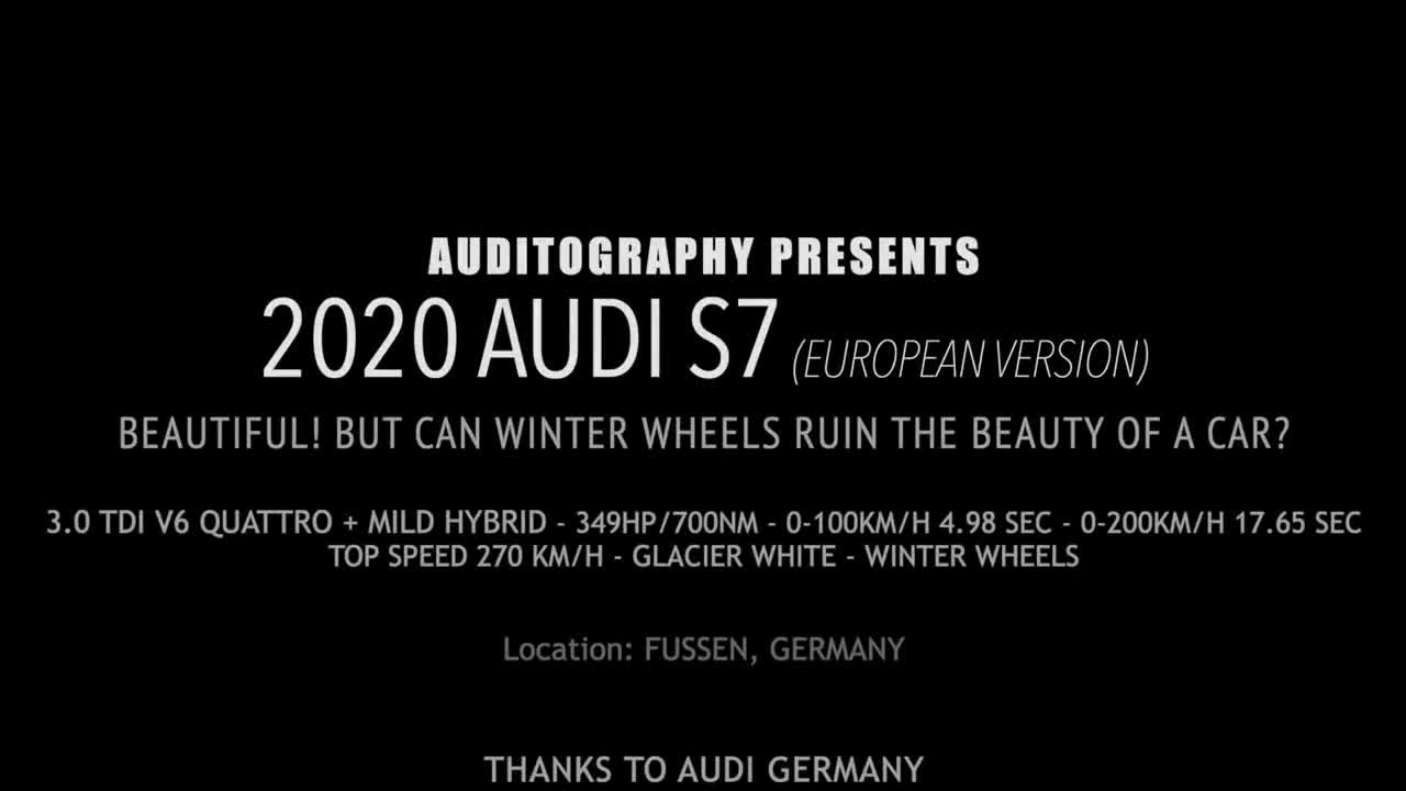 豪车拍全新奥迪S7Sportback