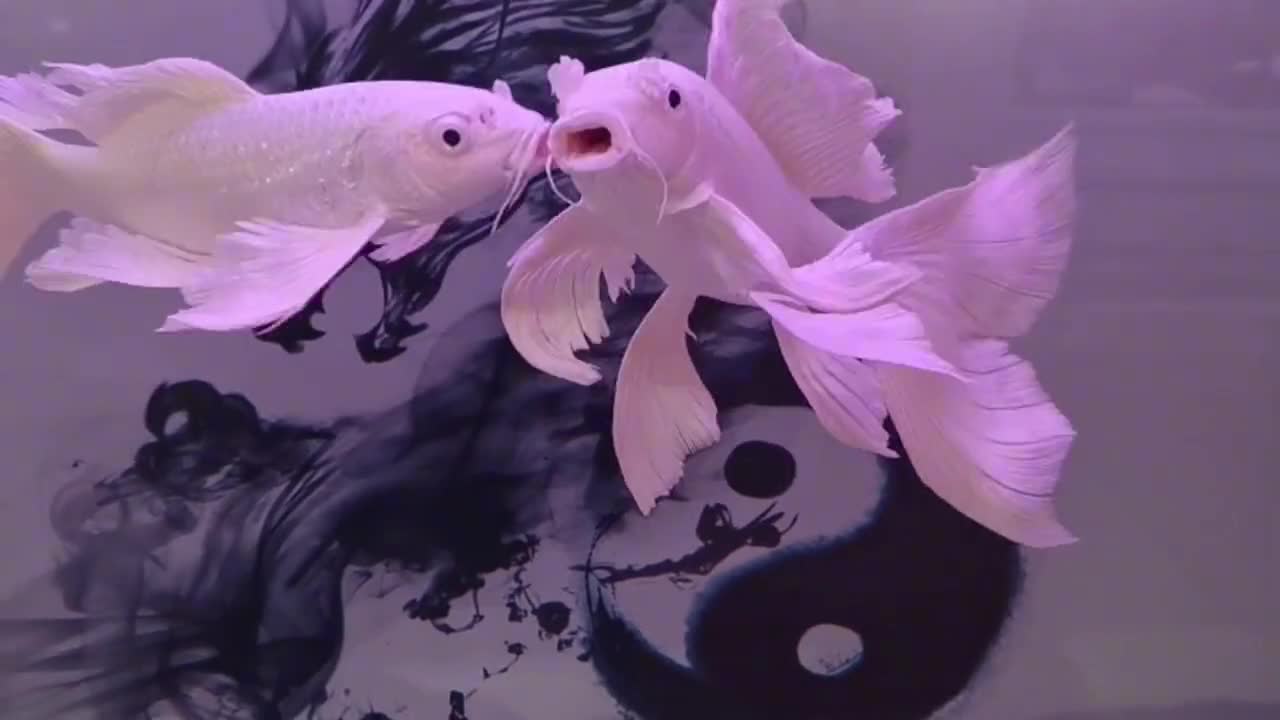 白色锦鲤真漂亮