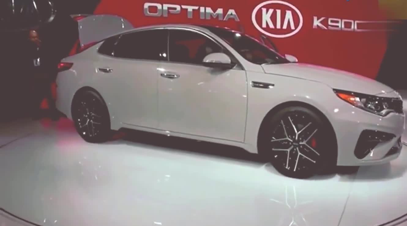 车展实拍2019款起亚Optima，全新起亚K5你心动了么