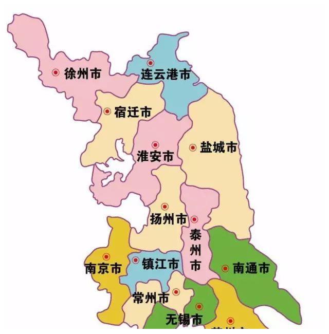 我们从地图上可以看出,镇江专区包含镇江市和丹徒,扬中,丹阳,江宁