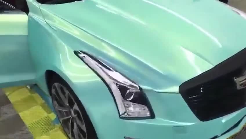 凯迪拉克改色贴膜养护