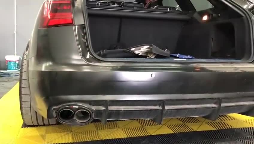 奥迪A6allroad天蝎排气实拍声浪