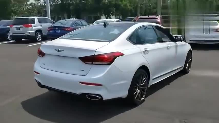 豪华运动型轿车，实拍捷恩斯G80