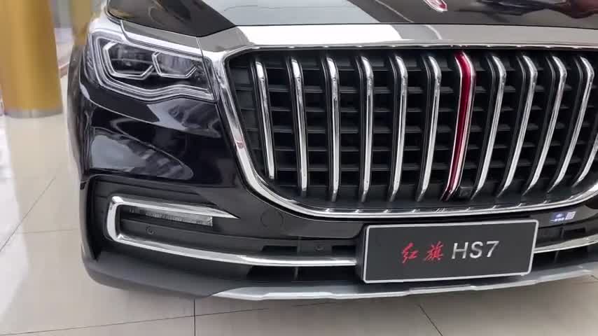 hs7红旗2020款报价图片,hs7+红旗2020款报价 红旗hs7外观,有气势磅礴的态势!