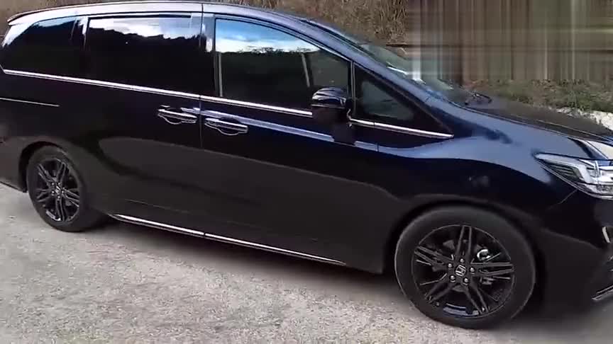 2021款本田奥德赛抢先实拍，用手划开车门那刻，才是霸气的开始