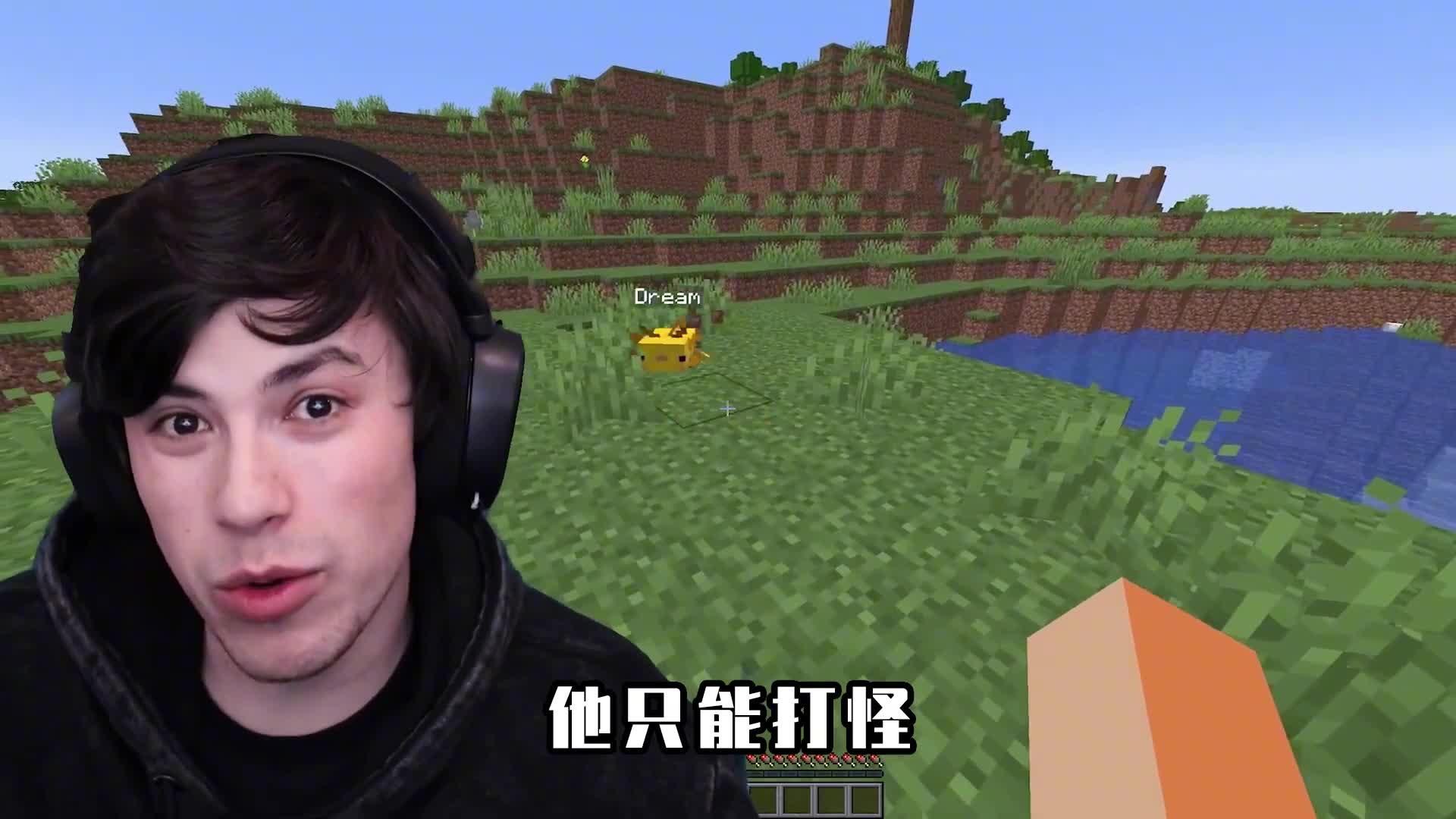 我的世界George照片,george我的世界图片 我的世界dream变成美西螈和george双排体验117版本