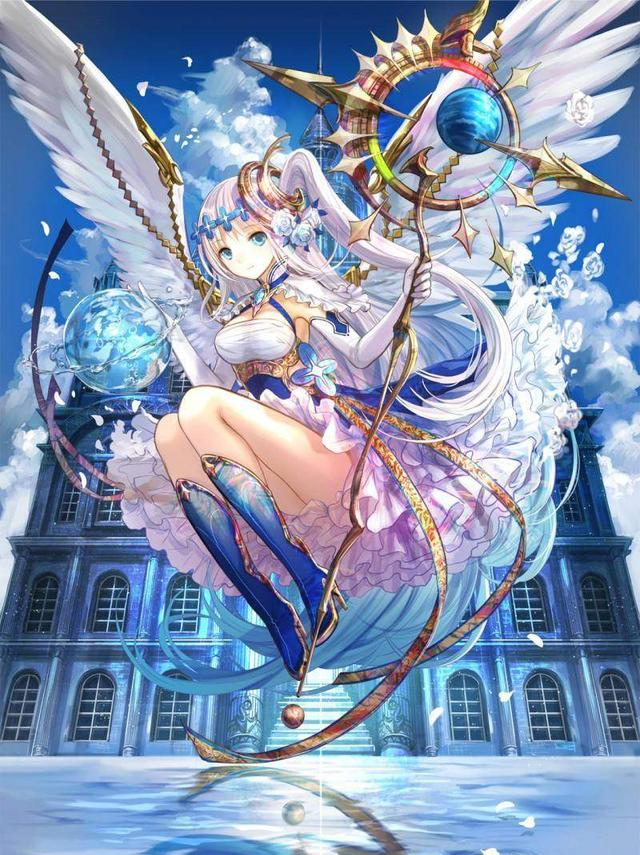 十二星座专属二次元天使白羊座圣洁美丽金牛座的妩媚动人