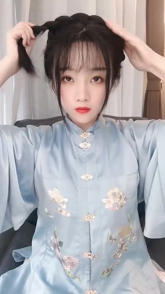 超简单的汉服发型教程来啦