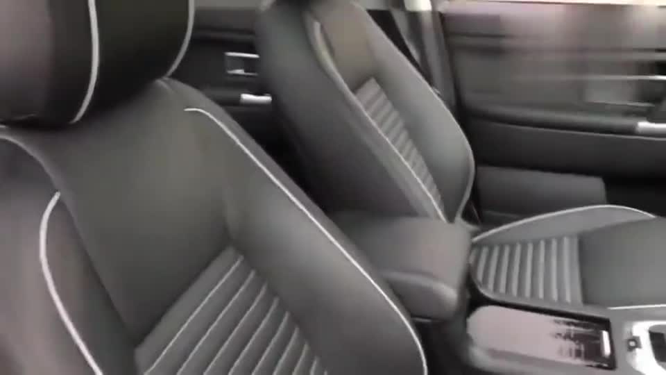 黑色路虎发现神行外观内饰实拍展示