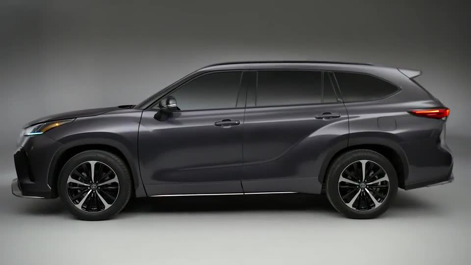 外形霸气，等着想买！运动版汉兰达，新一代丰田汉兰达XSE版实拍