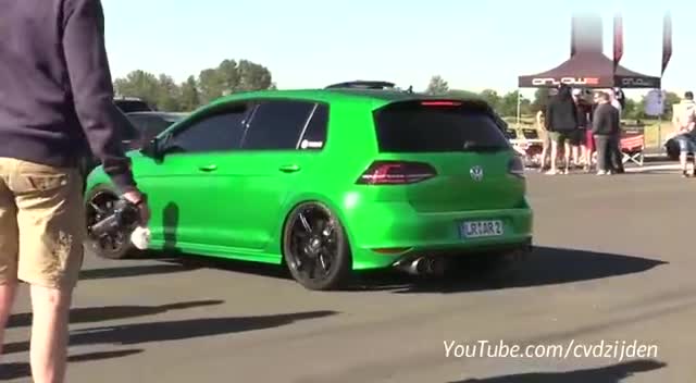 牛！大众高尔夫7RTTE525R纯正钢炮狂秀动力