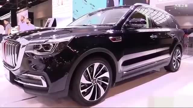 2020款红旗HS7迪拜车展，实车身姿欣赏