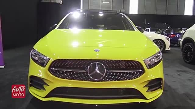 车展实拍新款奔驰A250，有多少小年轻喜欢这台车？