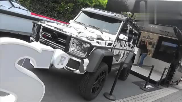 升级再升级,实拍奔驰巴博斯G700,霸